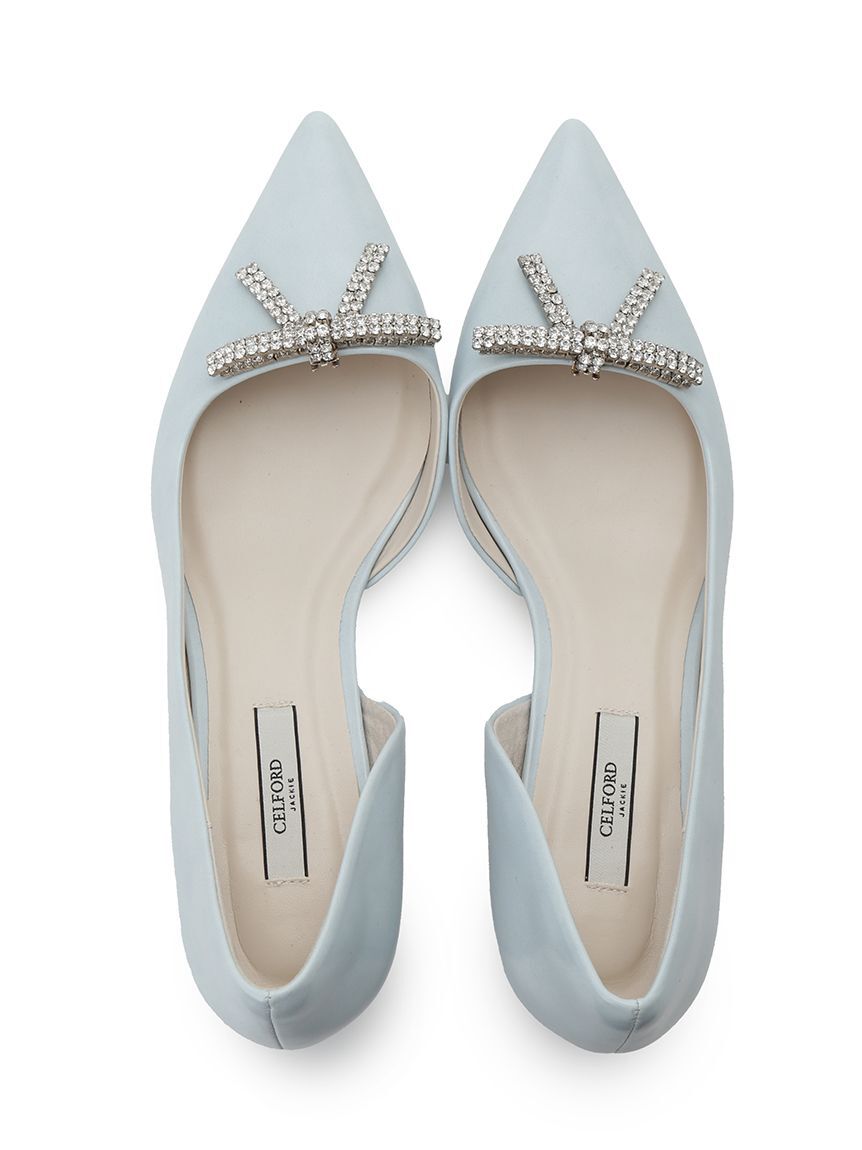 CELFORD「ビジューリボン付きパンプス」|パンプス|