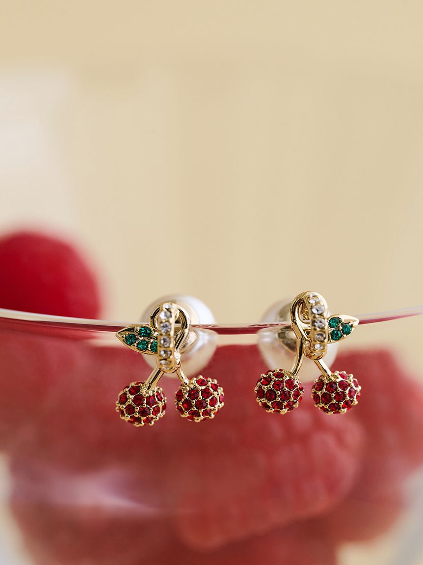 CELFORD「ビジューチェリーピアス」|ピアス|