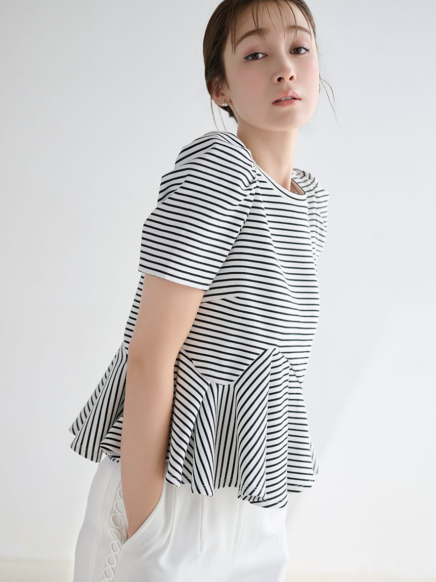 CELFORD「【洗える】アシンメトリーカットトップス」|Tシャツ・カットソー|BORDER