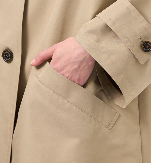 MACKINTOSH PHILOSOPHY「【LEE4月号/蛯原友里さん着用】【WELBURY(ウェルベリー)】ダブルクロス製」|ステンカラーコート|