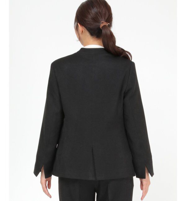 IKKA LOUNGE「【セットアップ対応】ウールライクV襟裏付きジャケット」|その他|