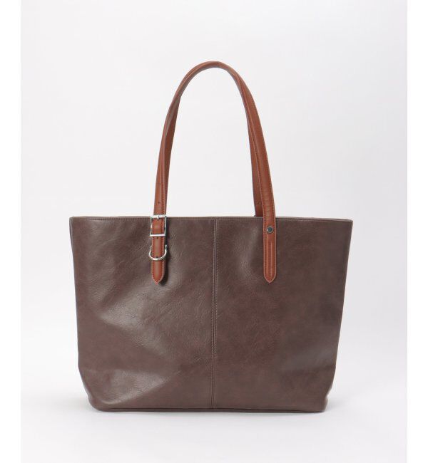 ikka「【雑誌MonoMax4月号掲載】GPレザータッチトートバッグ「小泉孝太郎さん着用モデル」」|トートバッグ|