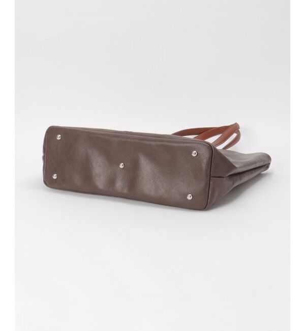 ikka「【雑誌MonoMax4月号掲載】GPレザータッチトートバッグ「小泉孝太郎さん着用モデル」」|トートバッグ|