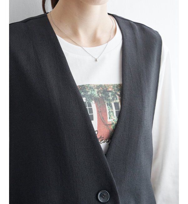 ikka「【親子おそろい】テーラードジレ」|ダウンベスト・ベスト|