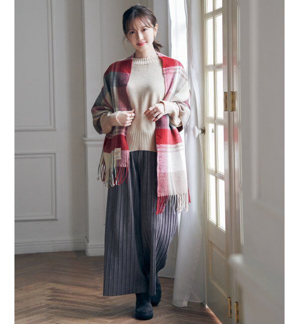 ikka「サイドスリットニットプルオーバー」|プルオーバー|