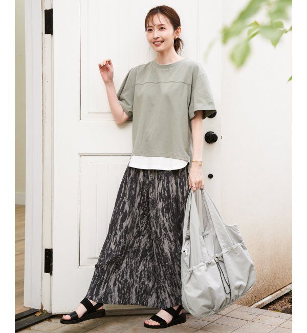 ikka「【雑誌InRed4月号掲載】撥水ドロストポケバルーントート」|トートバッグ|