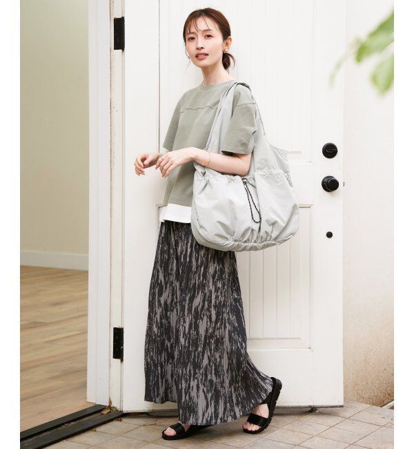 ikka「【雑誌InRed4月号掲載】撥水ドロストポケバルーントート」|トートバッグ|