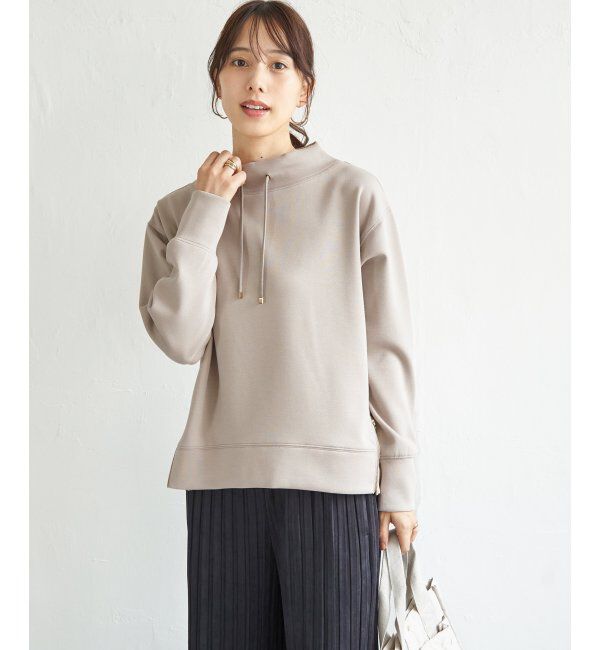 ikka「GOKU楽鹿の子ダンボールプルオーバー」|パーカー|