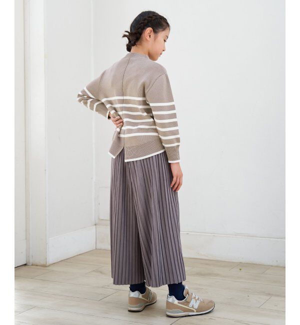 ikka kids「【親子コーデ】コットンMIXボーダーニットプルオーバー（120~160cm）」|その他|