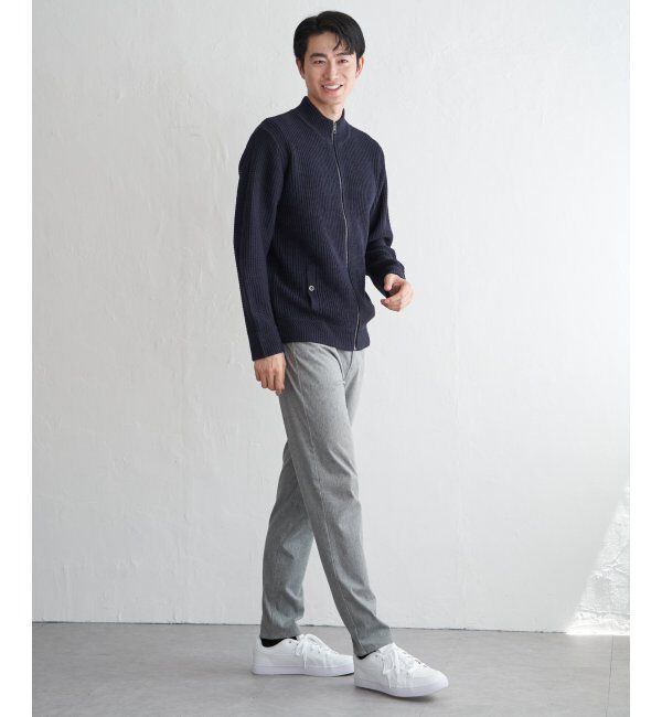 ikka「スタンドジップニットブルゾン」|その他|