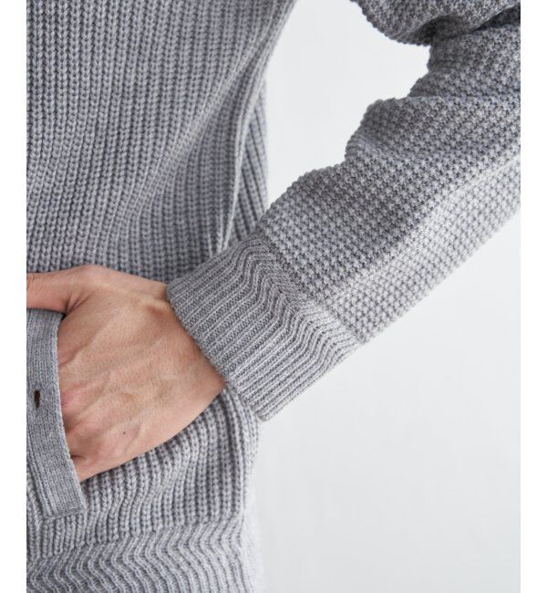 ikka「スタンドジップニットブルゾン」|その他|