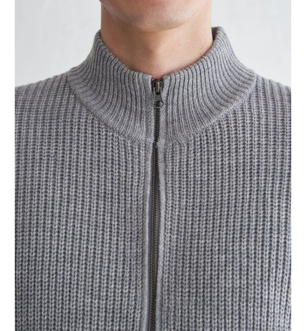 ikka「スタンドジップニットブルゾン」|その他|
