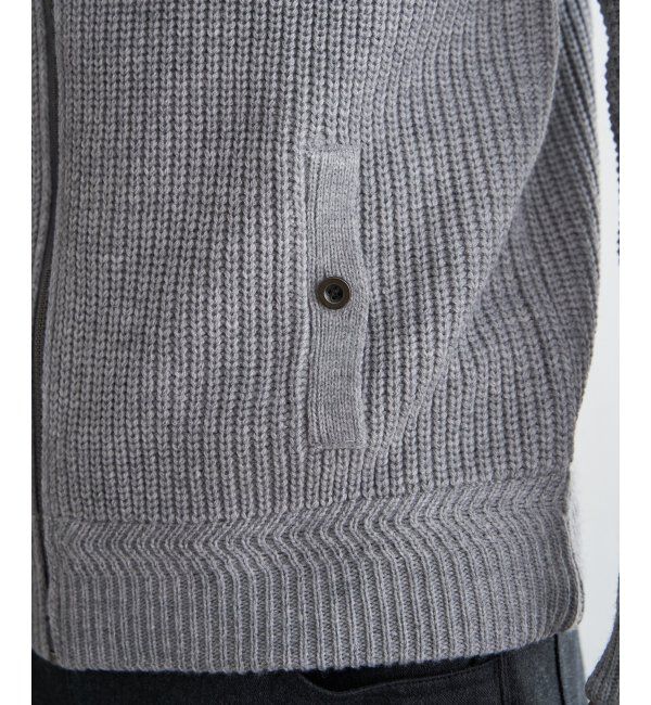 ikka「スタンドジップニットブルゾン」|その他|