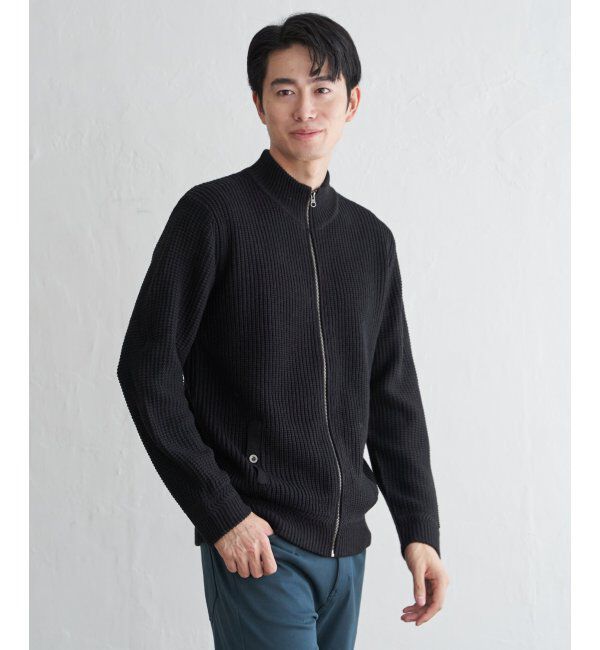 ikka「スタンドジップニットブルゾン」|その他|