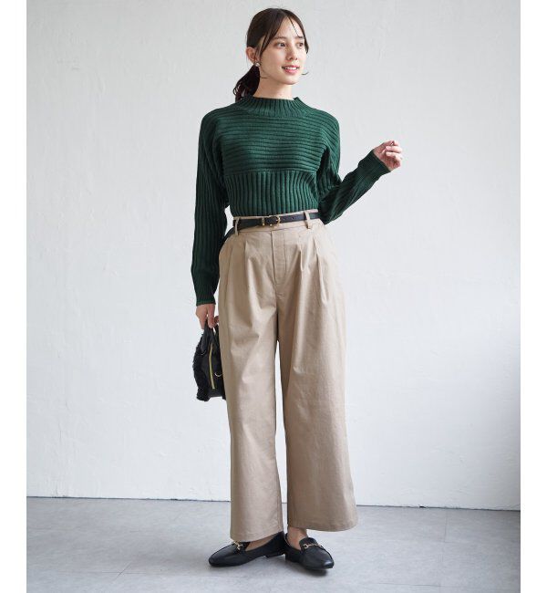 ikka「７ＧワイドリブキリカエハイショクＰＯ」|プルオーバー|