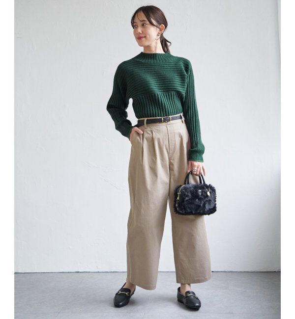 ikka「７ＧワイドリブキリカエハイショクＰＯ」|プルオーバー|