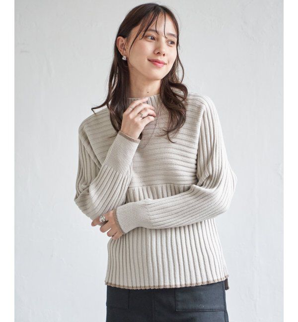 ikka「７ＧワイドリブキリカエハイショクＰＯ」|プルオーバー|