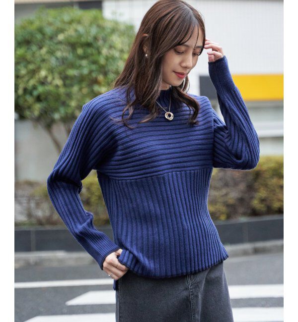 ikka「７ＧワイドリブキリカエハイショクＰＯ」|プルオーバー|