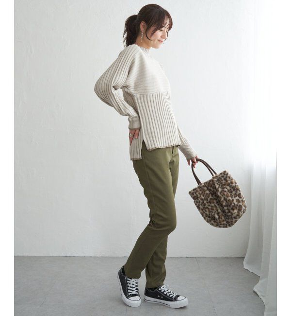 ikka「７ＧワイドリブキリカエハイショクＰＯ」|プルオーバー|