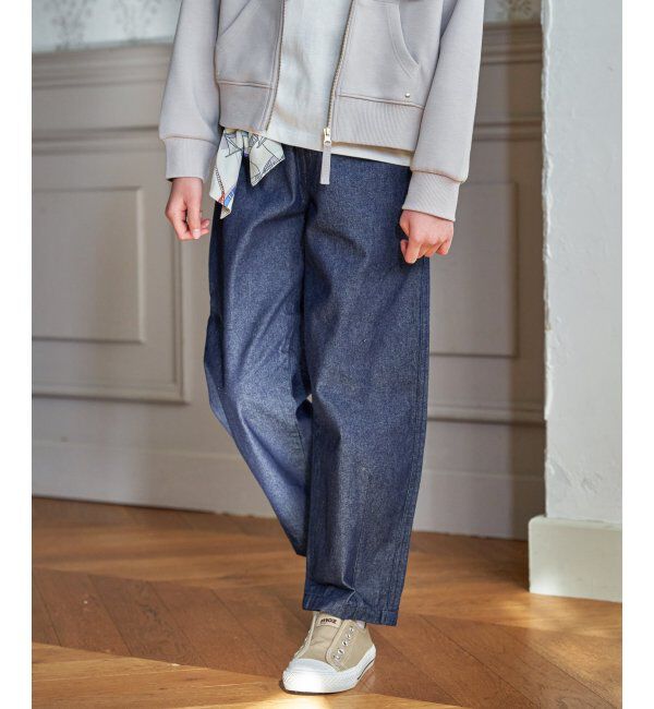 ikka kids「スカーフベルト付きバレルデニムパンツ」|その他|