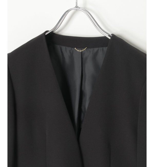 IKKA LOUNGE「【洗濯機で洗える／セットアップ対応】ウォッシャブルVネックジャケット」|その他|