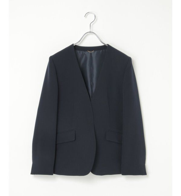 IKKA LOUNGE「【洗濯機で洗える／セットアップ対応】ウォッシャブルVネックジャケット」|その他|