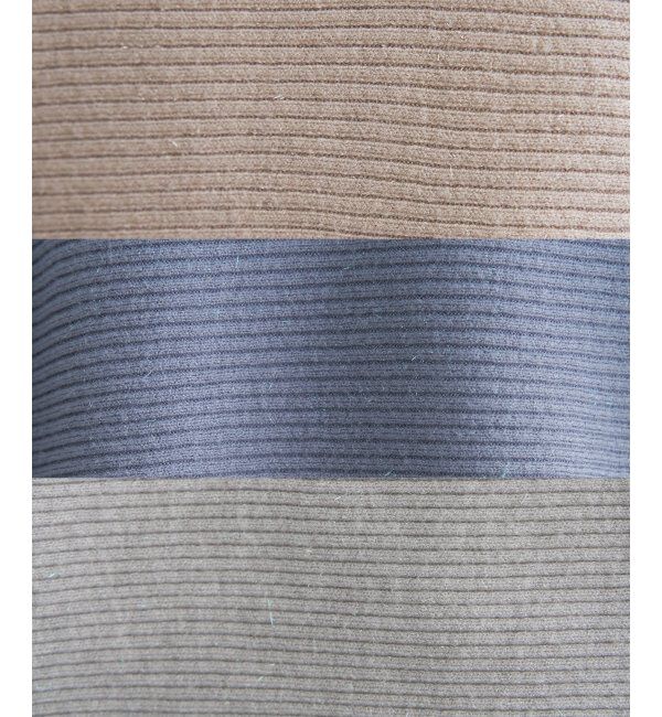 IKKA LOUNGE「横リブドルマンラメニットプルオーバー」|プルオーバー|