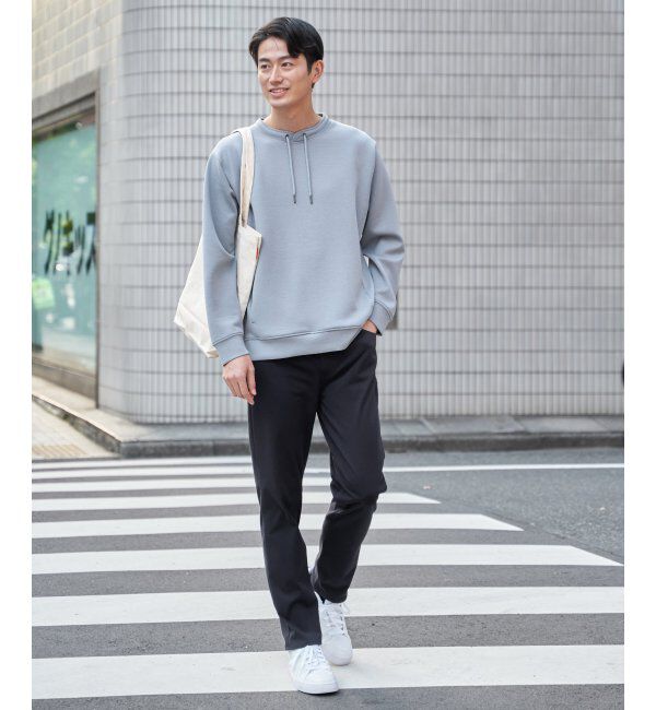 ikka「GOKU楽リップルダンボールルーイカラー」|パーカー|