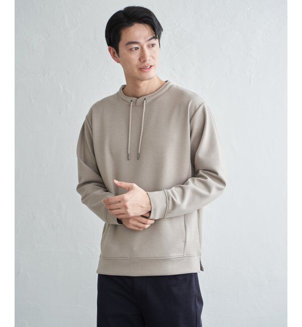 ikka「GOKU楽リップルダンボールルーイカラー」|パーカー|