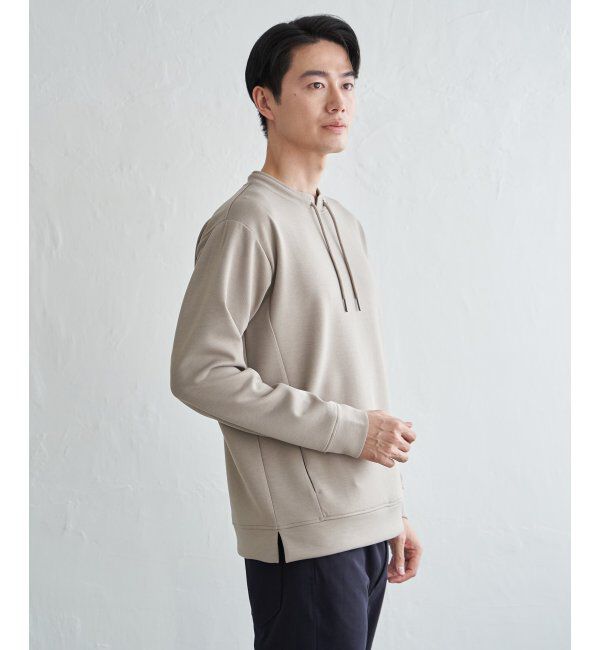 ikka「GOKU楽リップルダンボールルーイカラー」|パーカー|