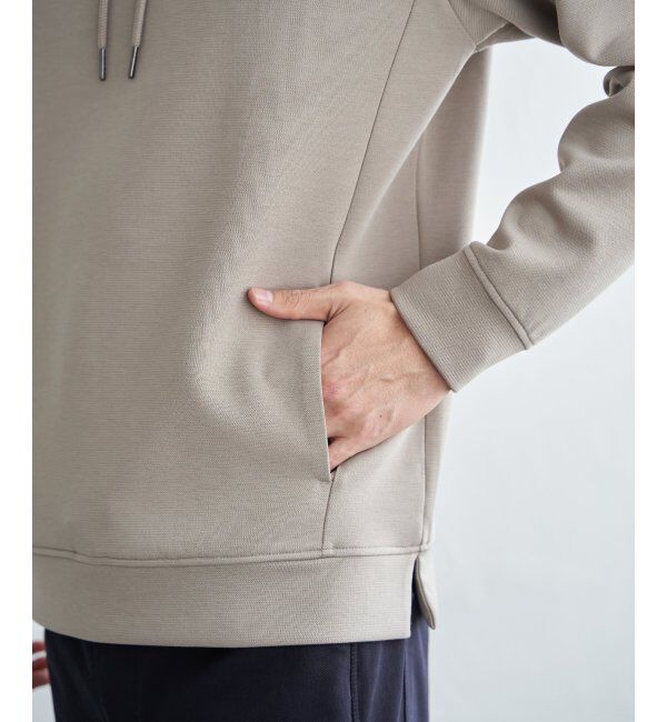 ikka「GOKU楽リップルダンボールルーイカラー」|パーカー|