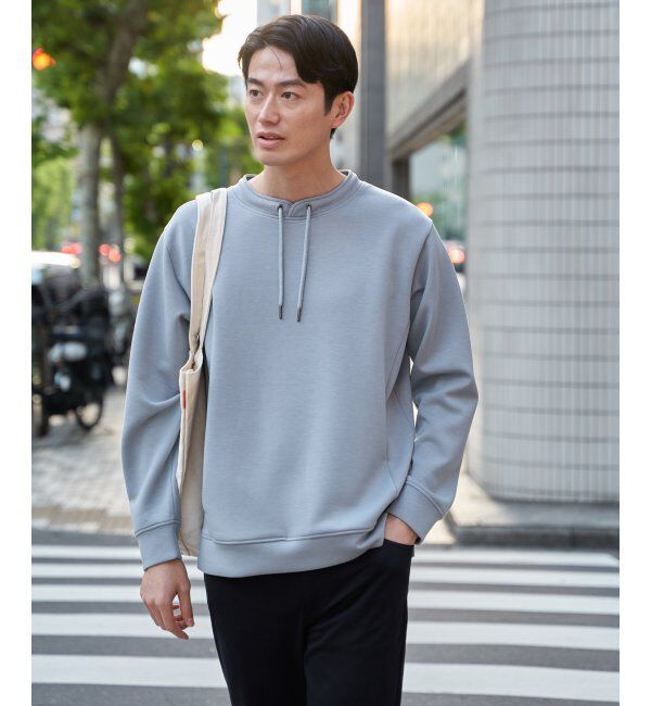 ikka「GOKU楽リップルダンボールルーイカラー」|パーカー|