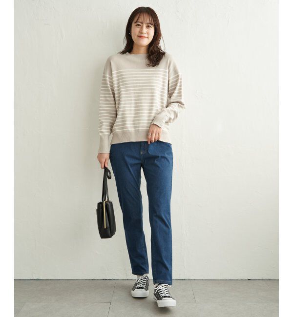 ikka「コットンMIXニットプルオーバー」|プルオーバー|