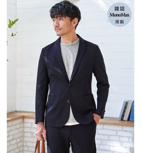 IKKA LOUNGE「【雑誌MonoMax4月号掲載】GOKU楽ワークポンチジャケット「小泉孝太郎さん着用モデル」」|テーラードジャケット|