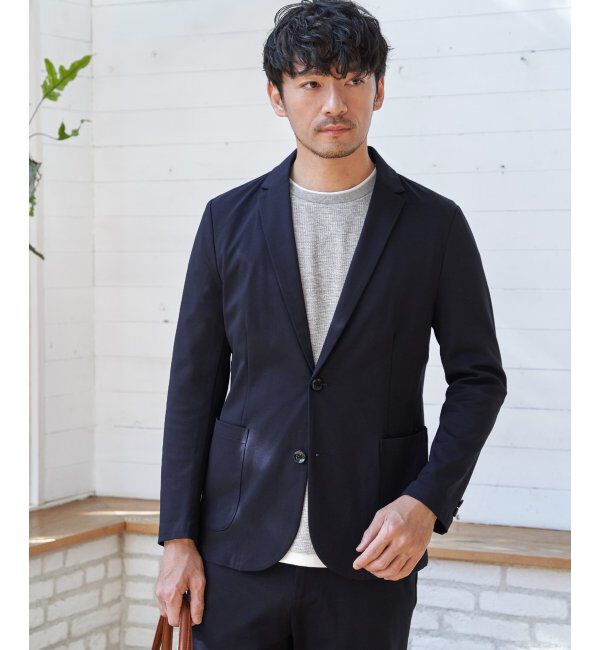 IKKA LOUNGE「【雑誌MonoMax4月号掲載】GOKU楽ワークポンチジャケット「小泉孝太郎さん着用モデル」」|テーラードジャケット|