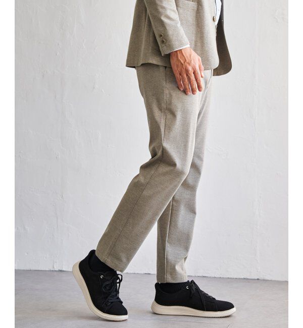 IKKA LOUNGE「【雑誌MonoMax4月号掲載】GOKU楽ワークポンチイージーパンツ「小泉孝太郎さん着用モデル」」|スラックス|