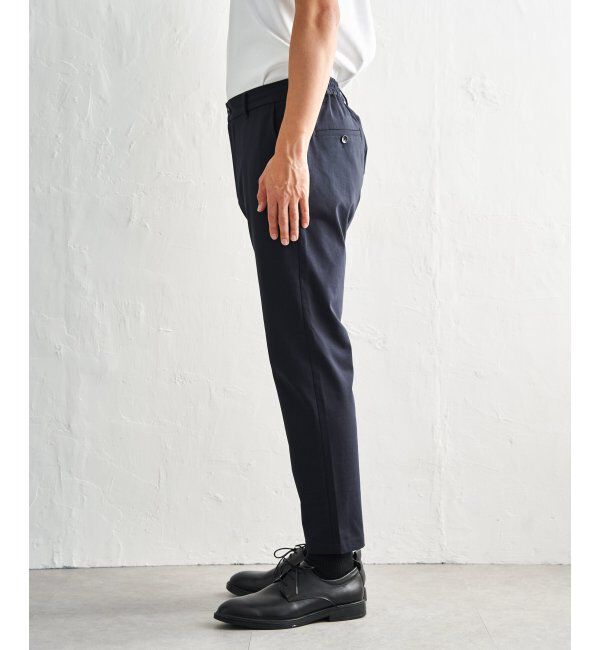 IKKA LOUNGE「【雑誌MonoMax4月号掲載】GOKU楽ワークポンチイージーパンツ「小泉孝太郎さん着用モデル」」|スラックス|