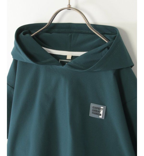 ikka kids「【親子コーデ】冷感6分袖レイヤードパーカー（120~160cm）」|Tシャツ・カットソー|