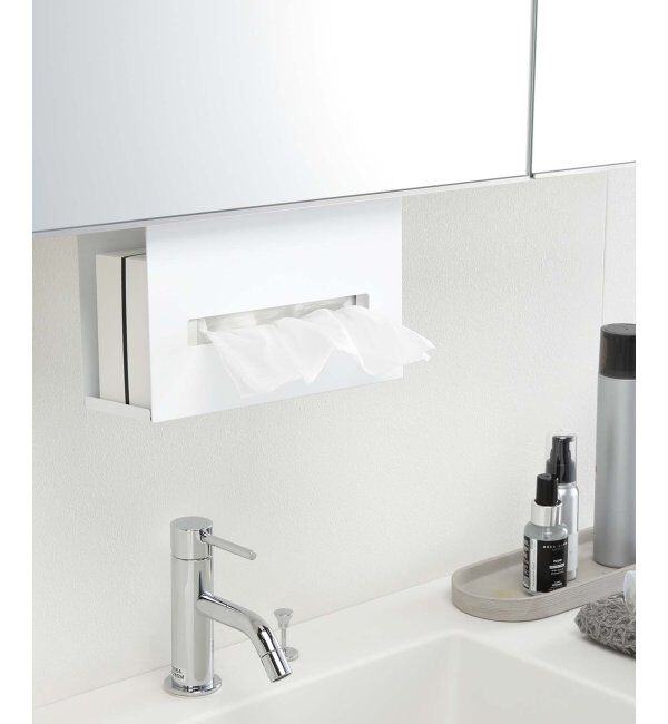 Lbc with Life「tower 戸棚下ペーパーホルダー」|トイレタリー・ランドリーグッズ|ホワイト