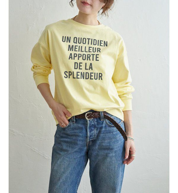 Lbc with Life「コットンロゴトレーナーTEE」|その他|イエロー