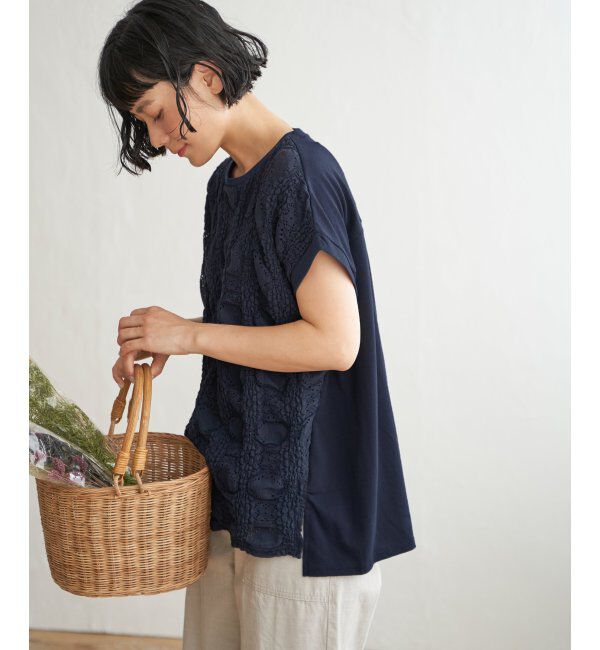 Lbc with Life「レースジャカード切り替えプルオーバー」|その他|