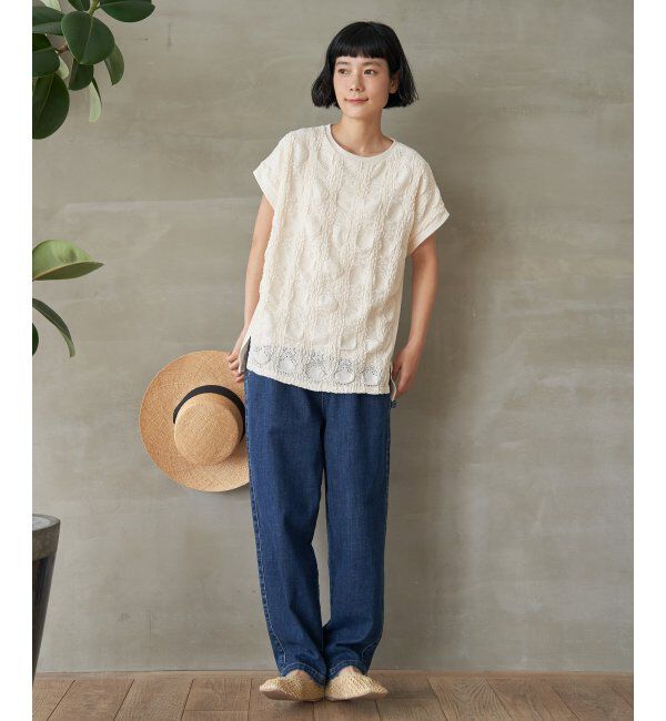 Lbc with Life「レースジャカード切り替えプルオーバー」|その他|