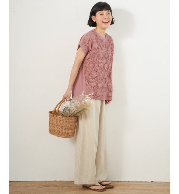 Lbc with Life「レースジャカード切り替えプルオーバー」|その他|