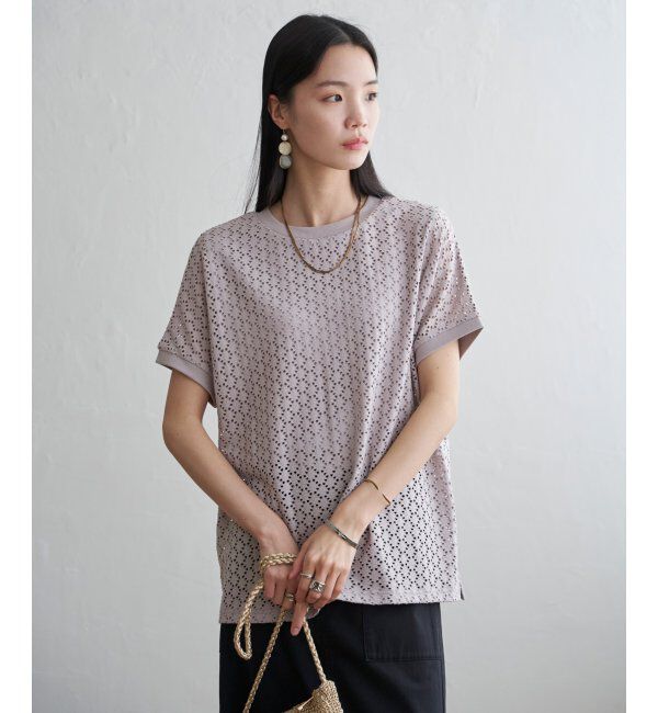 Lbc with Life「アイレットレースプルオーバー」|Tシャツ・カットソー|