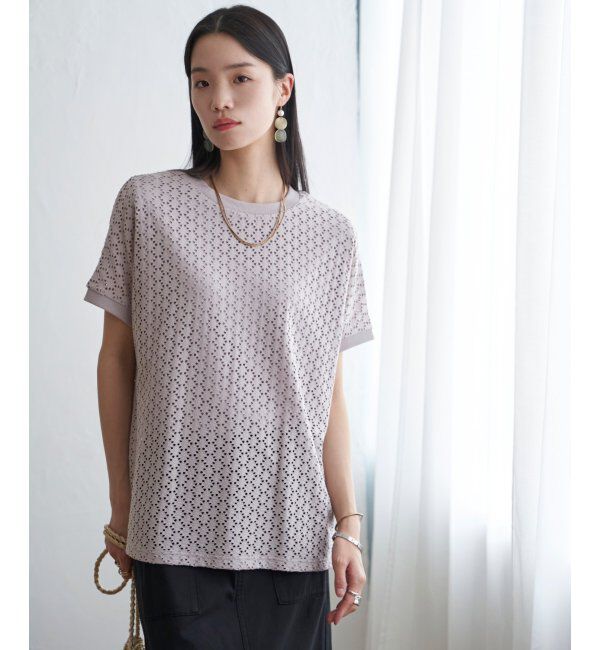 Lbc with Life「アイレットレースプルオーバー」|Tシャツ・カットソー|