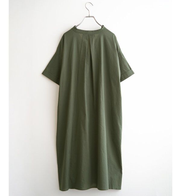 Lbc with Life「ダブルポケットVネックシャツワンピース」|ワンピース|