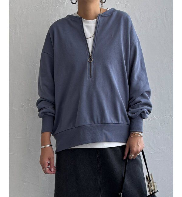 Lbc with Life「ハーフジップ裏毛プルオーバー」|その他|