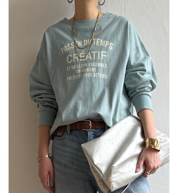 Lbc with Life「コットンロゴトレーナーTEE」|その他|ミントグリーン