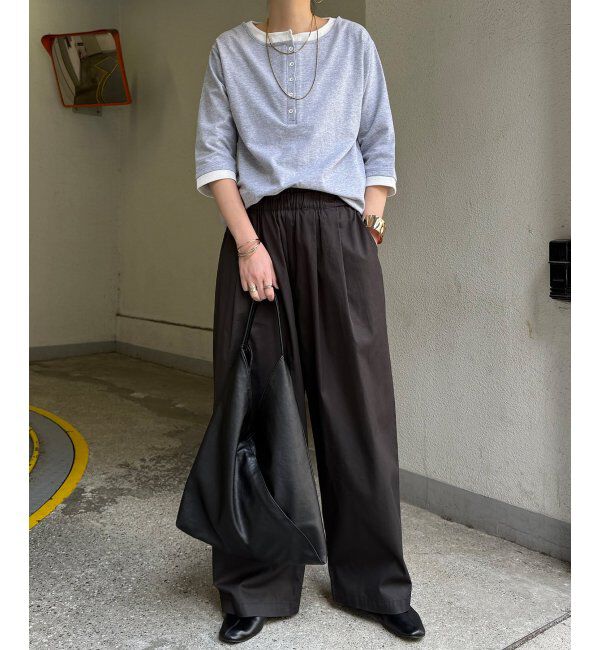 Lbc with Life「ヘンリーネックレイヤー7分袖Tシャツ」|その他|