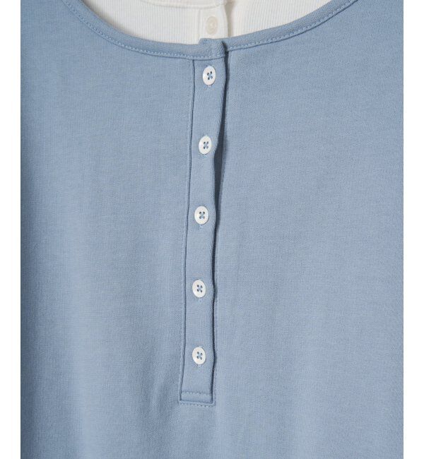 Lbc with Life「ヘンリーネックレイヤー7分袖Tシャツ」|その他|